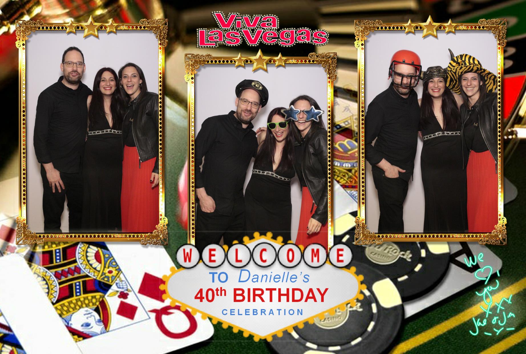 Danielle’s 40th birthday | View more photos from the event at gallery.myphotoboothexperience.co.uk/u/MyPhotoBoothExperienceLtd/Danielle’s-40th-birthday